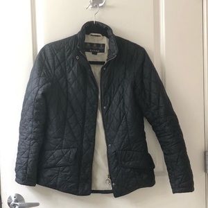 Navy Barbour Quilted Jacket
